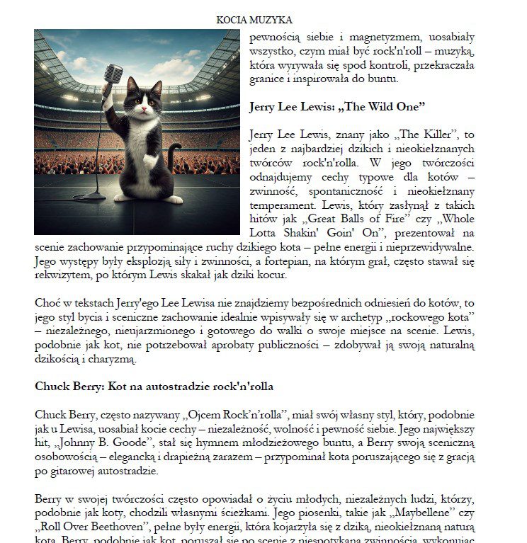 "Kocia Muzyka". Koty w muzyce rozrywkowej 2 Kocia Muzyka 2